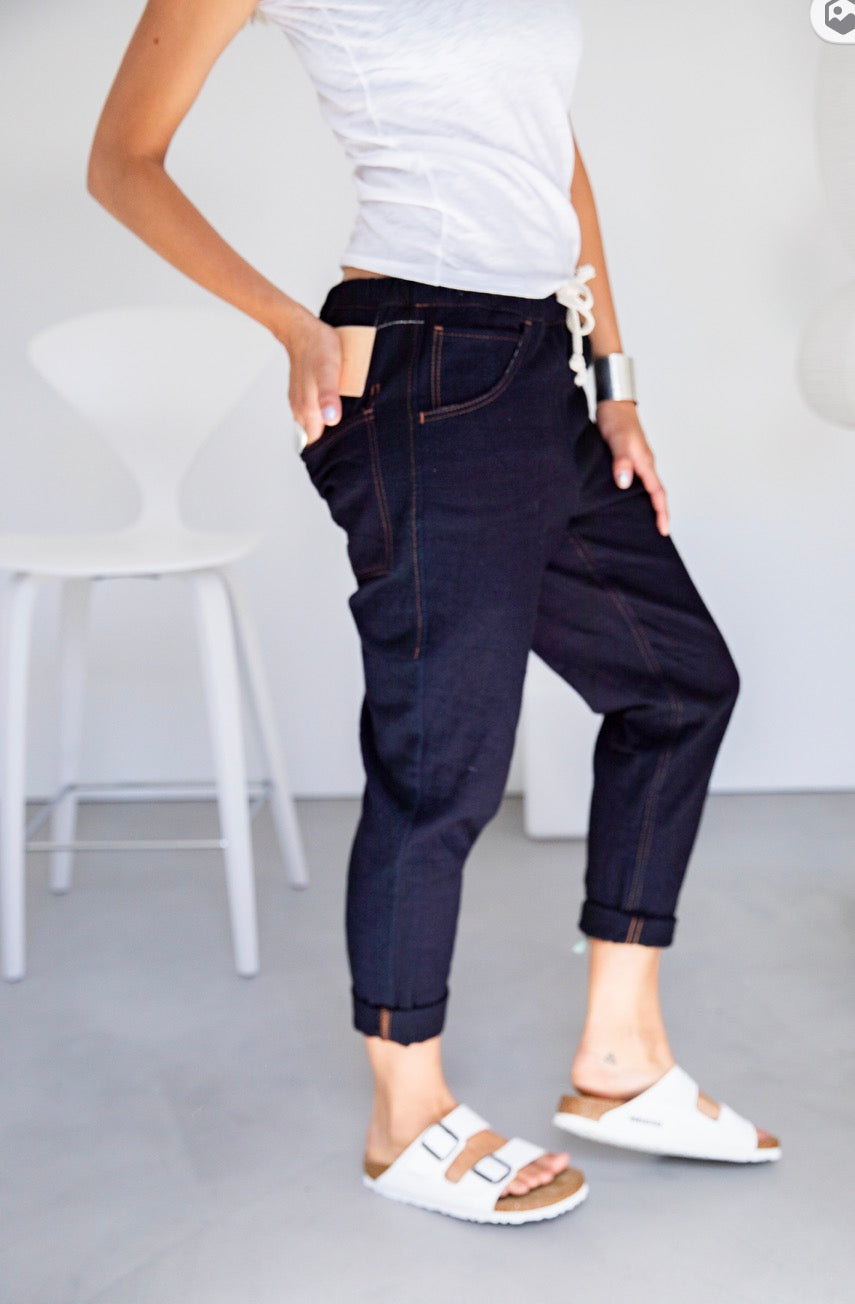 Happy Pant-Organic Cotton Denim -Gender Free Style from Japan