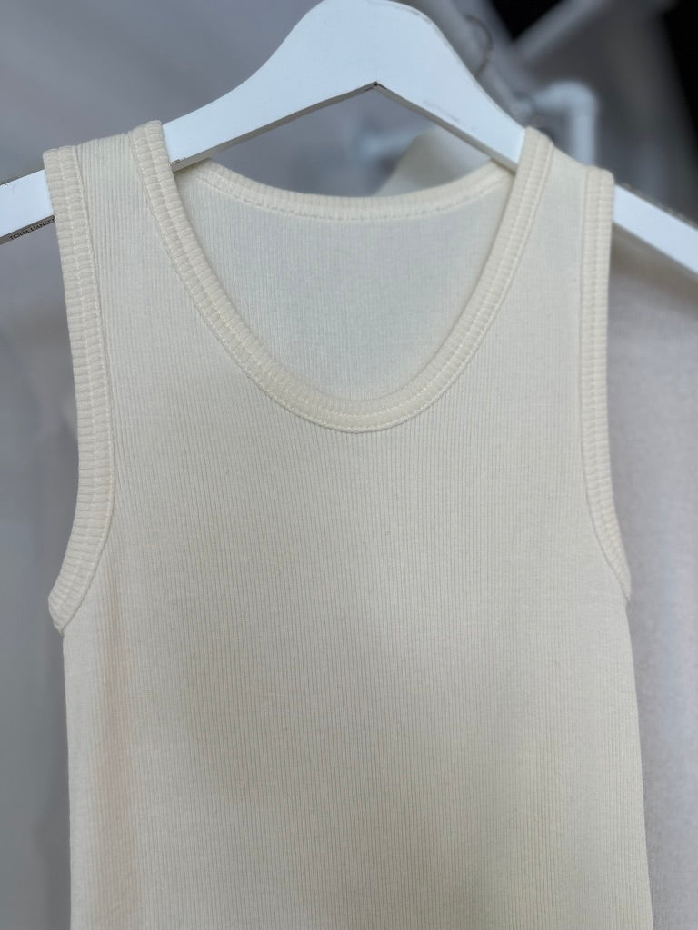 sodenashi tank in organic cotton