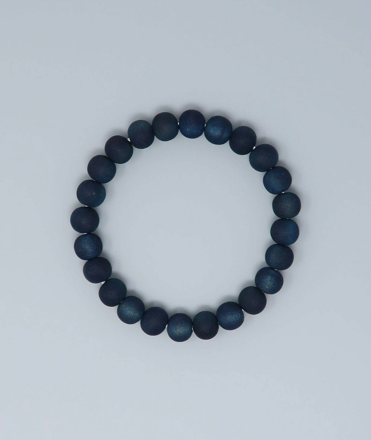 Kyoto Japan Craft Women's Indigo Pearl Prayer Bead Bracelet