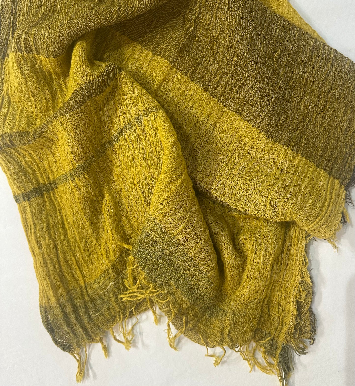 Roots Middle Gauze Cotton Scarves 21'' x 70'' from Japan