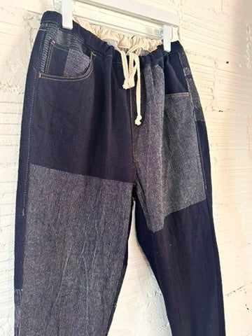 Tamaki-Niime Happy Pant-Organic Cotton Denim -Gender Fluid Wear from Japan