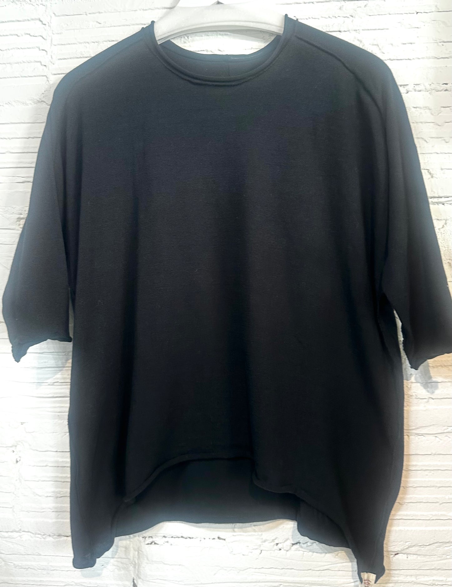 Nuime Futo Mid Sleeve Fine Organic Cotton Woven Top Gender Free by Tamaki-Niime