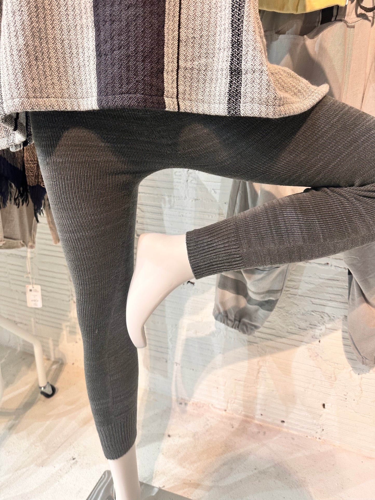 Tamaki-Niime Ashinsugoi Organic Cotton Knit Legging from Japan