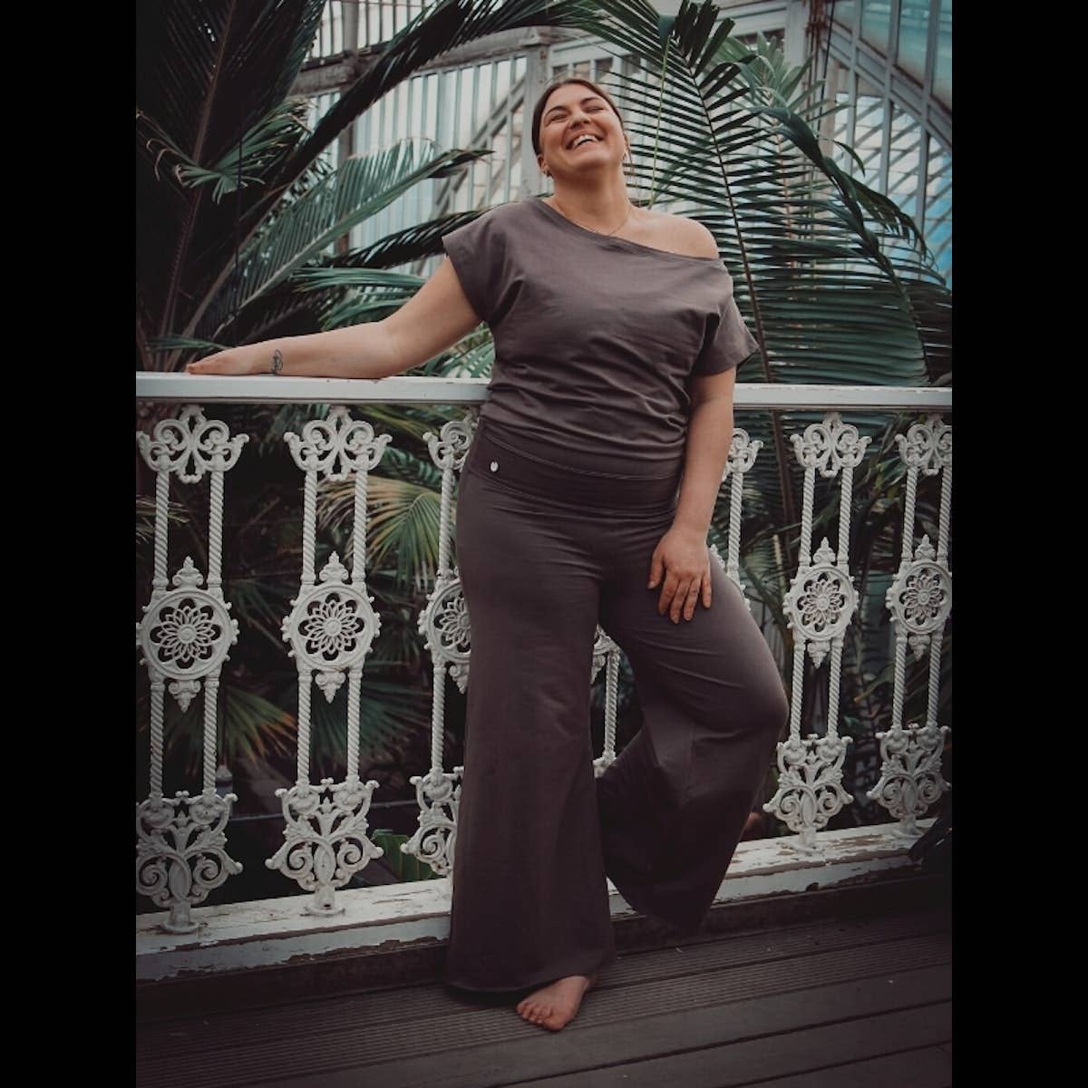 Soul Factory - Organic cotton Jumpsuit deluxe - Plum Truffle: 'S