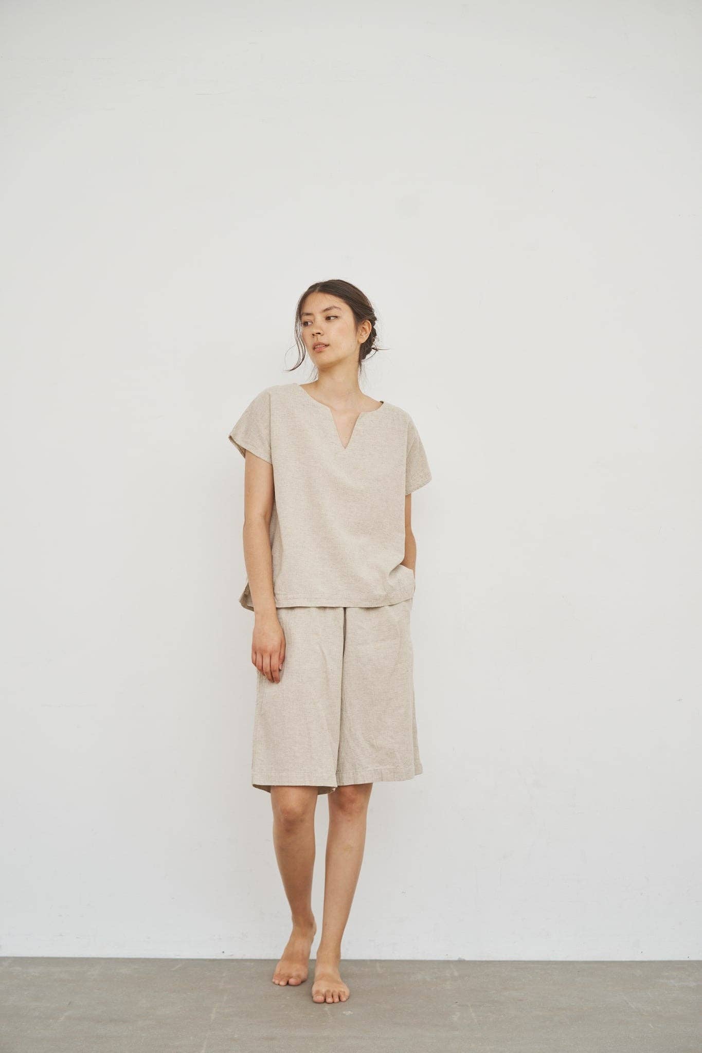 CARE BY ME - CECILIE V-TOP: White / S