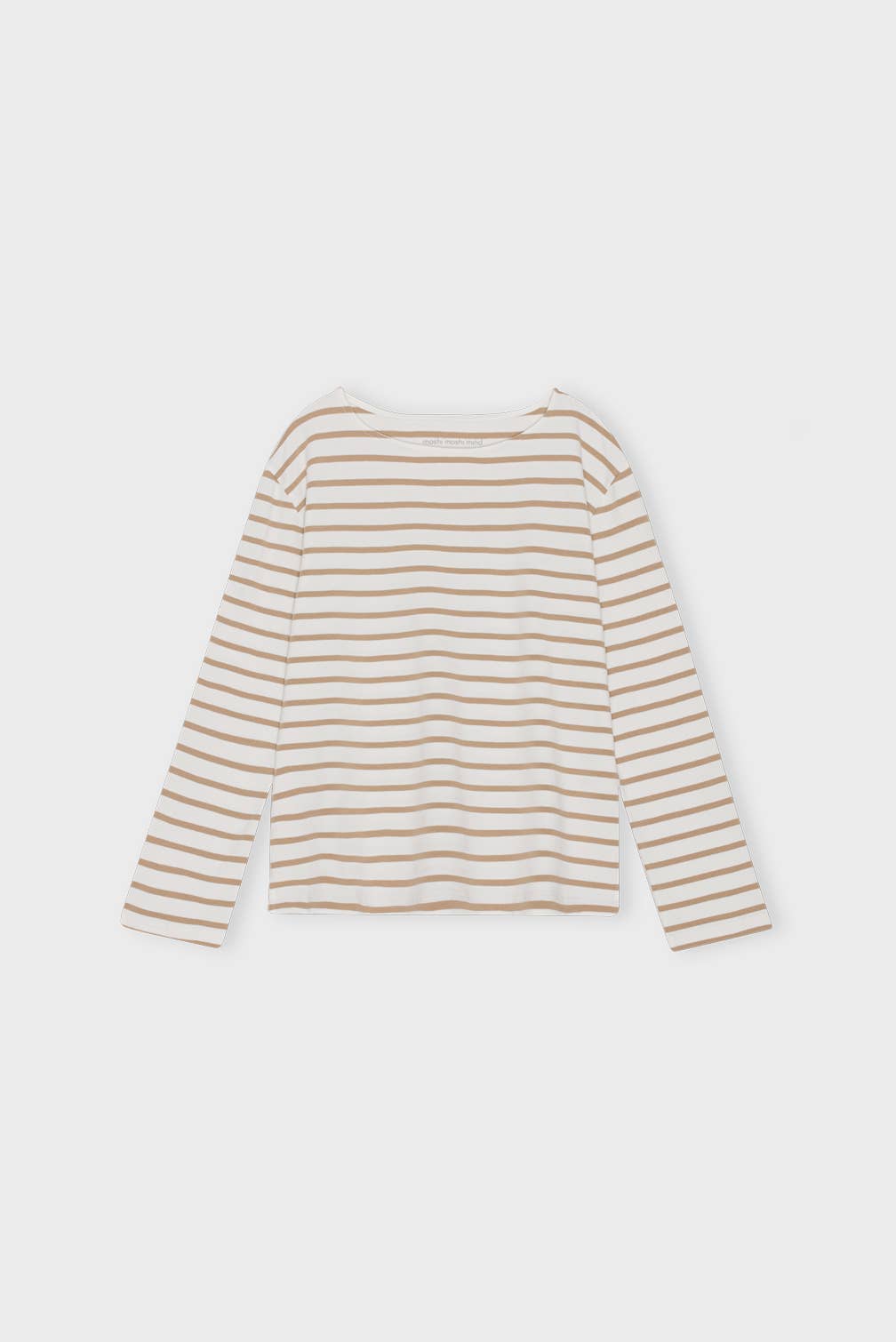 moshi moshi mind - Blessed sweatshirt stripe - ecru / warm sand: S