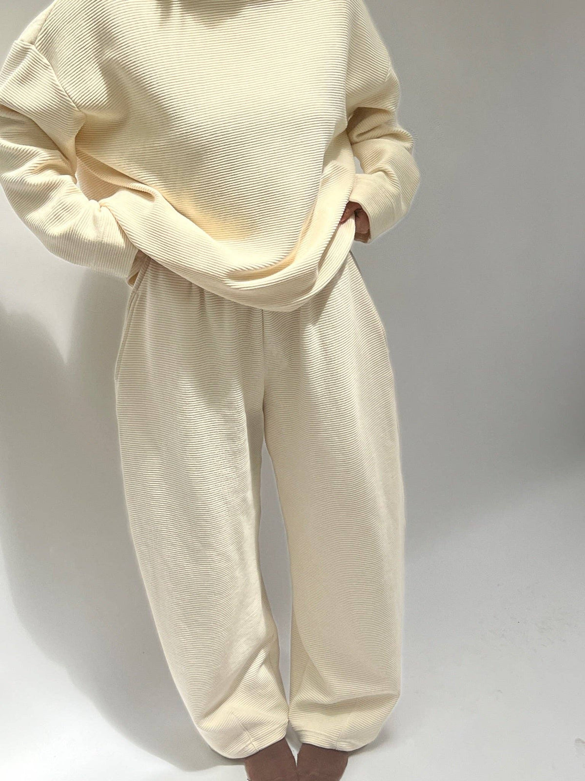 Camden Rippled Cotton Curve Pant
