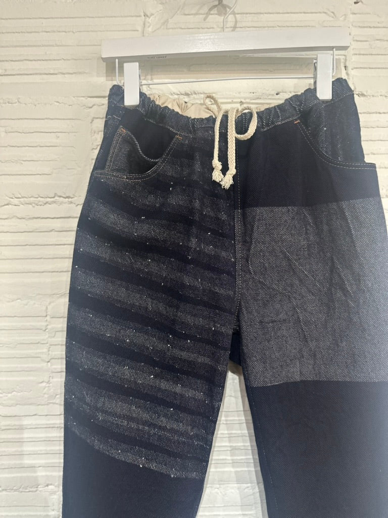 Tamaki-Niime Happy Pant-Organic Cotton Denim -Gender Fluid Wear from Japan