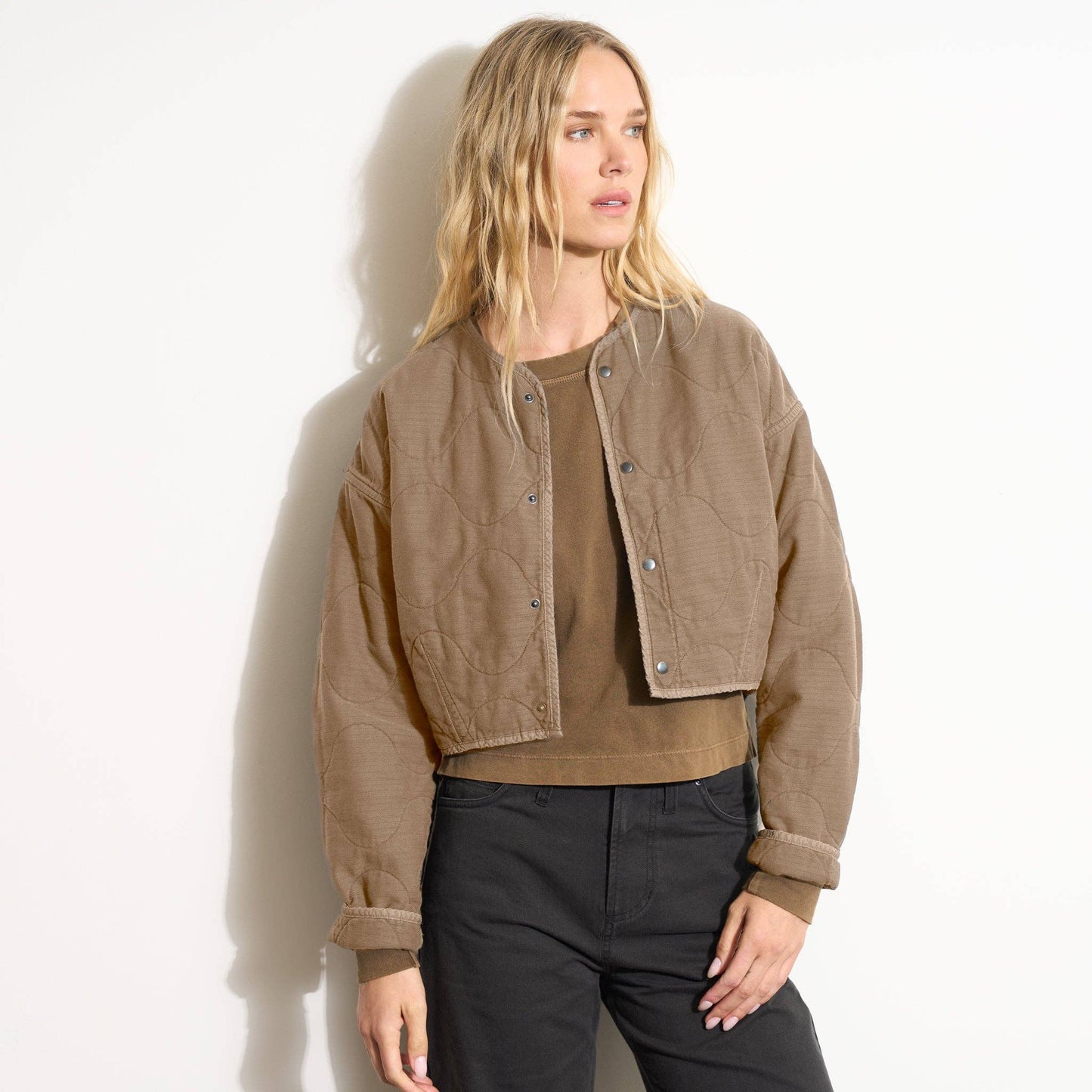 Rowan - Lewis Quilted Bomber Liner: Sparrow / XS / WWOL0001