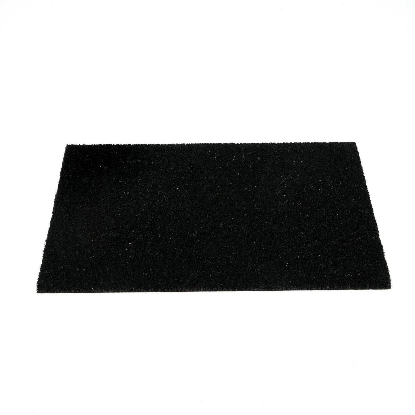 ExpoBazaar - Solid Color-Natural Coir Doormat: Black