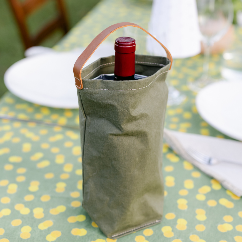 Uashmama - WINE BAG CARRYING TOTE: Pesca