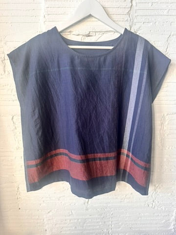 Suton tee short cap sleeve in organic Japanese cotton