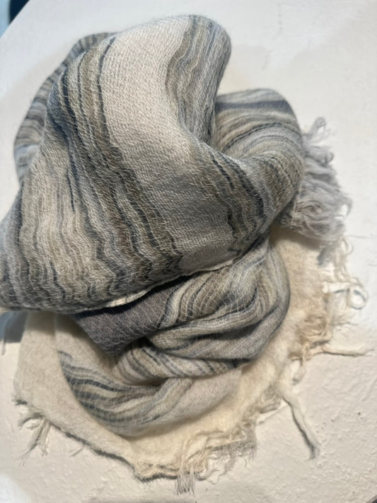 Roots Fluff Small Scarves by Tamaki Niime