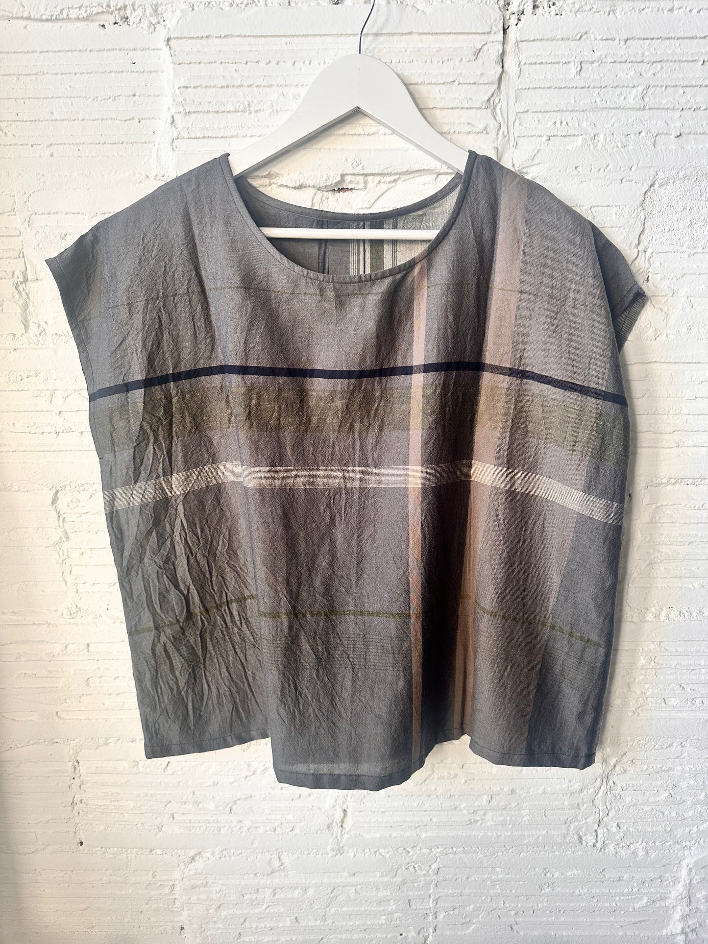 Suton tee short cap sleeve in organic Japanese cotton