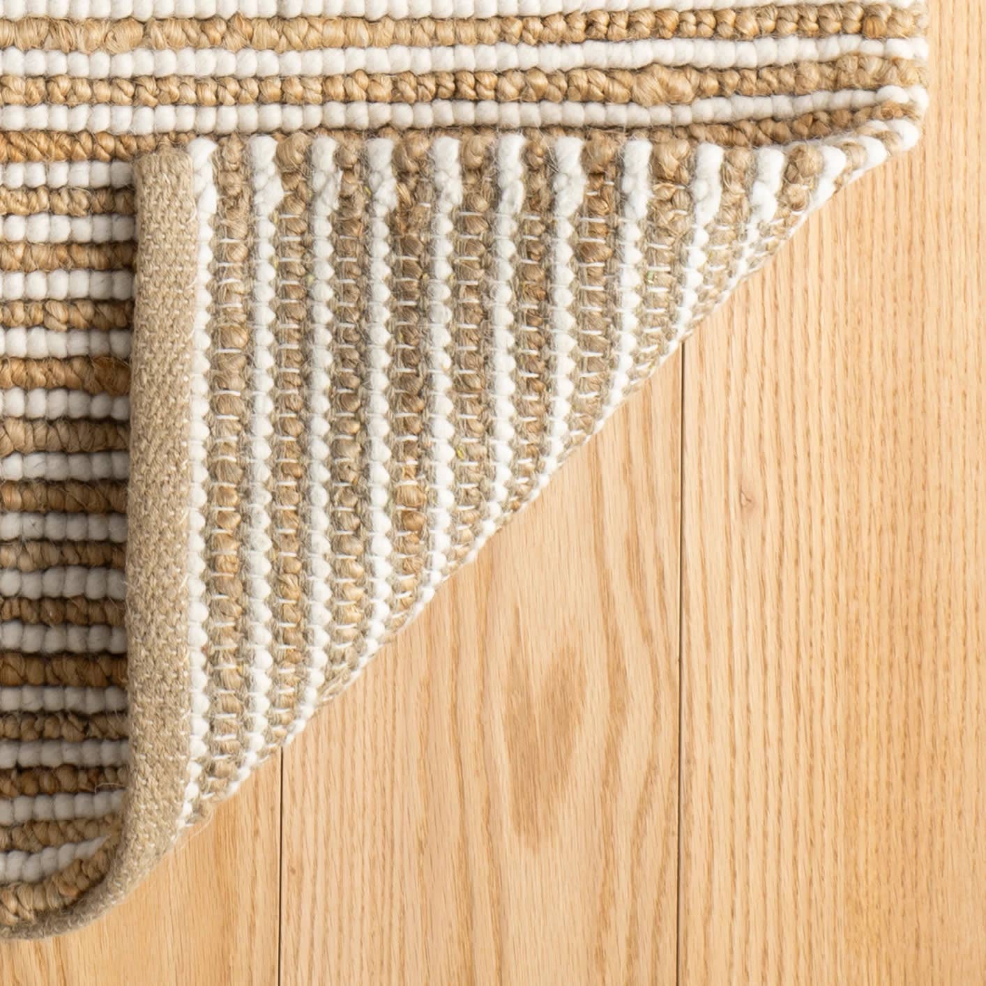 Twiggy Handwoven Wool/Jute Rug | Natural: 2' x 3'