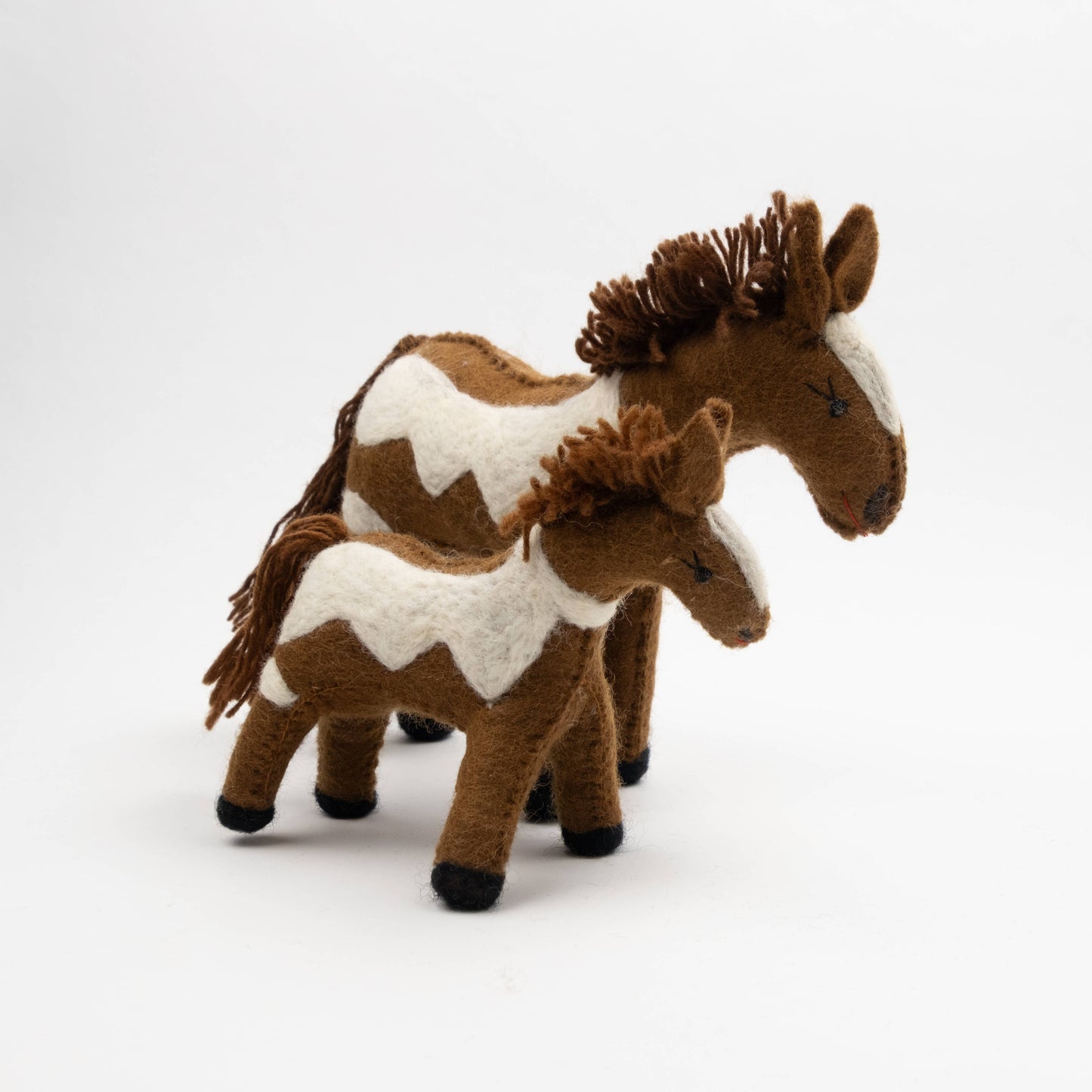 Small Felted Pinto Pony from Nepal