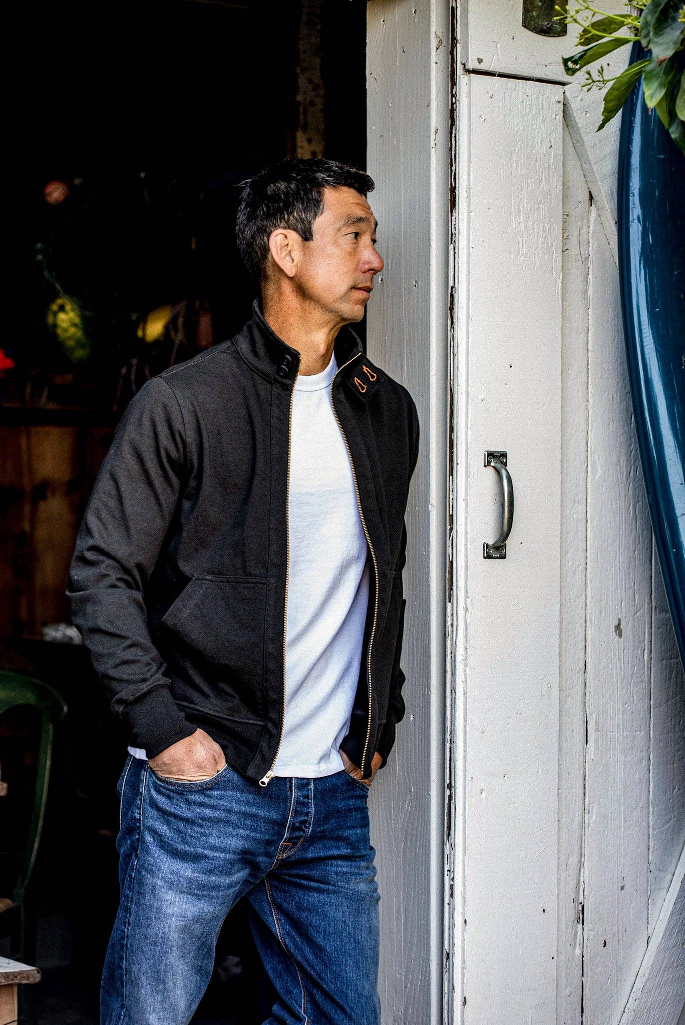 Stinson Moto | 12oz 100% Cotton - Basalt: Basalt / M