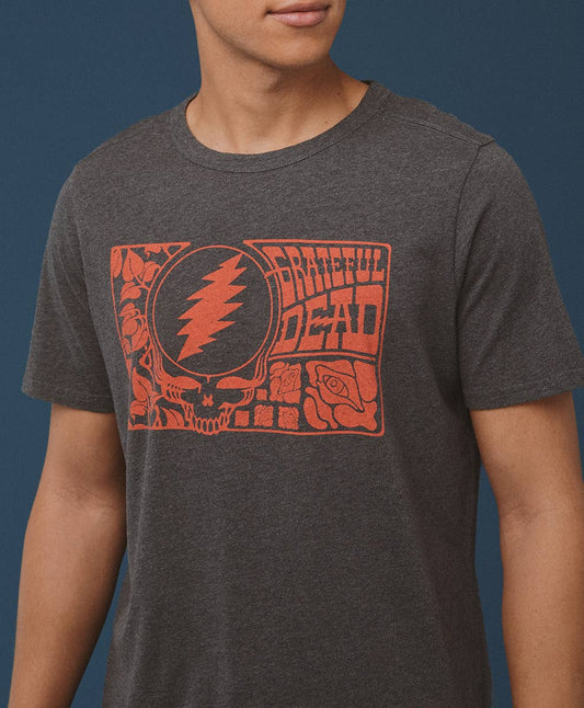 Pact - Men's Grateful Dead X Pact Graphic Tee: Fillmore Charcoal Heather / Medium