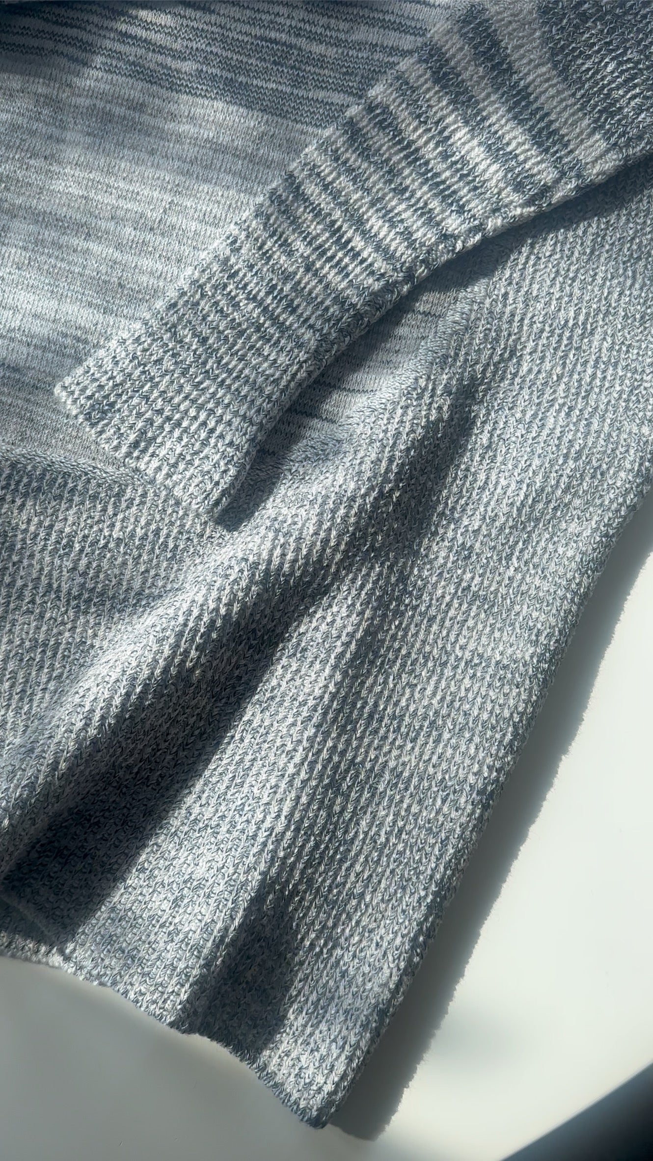 Nice Comfort Mock Turtle  Stretch Sweater from Japan
