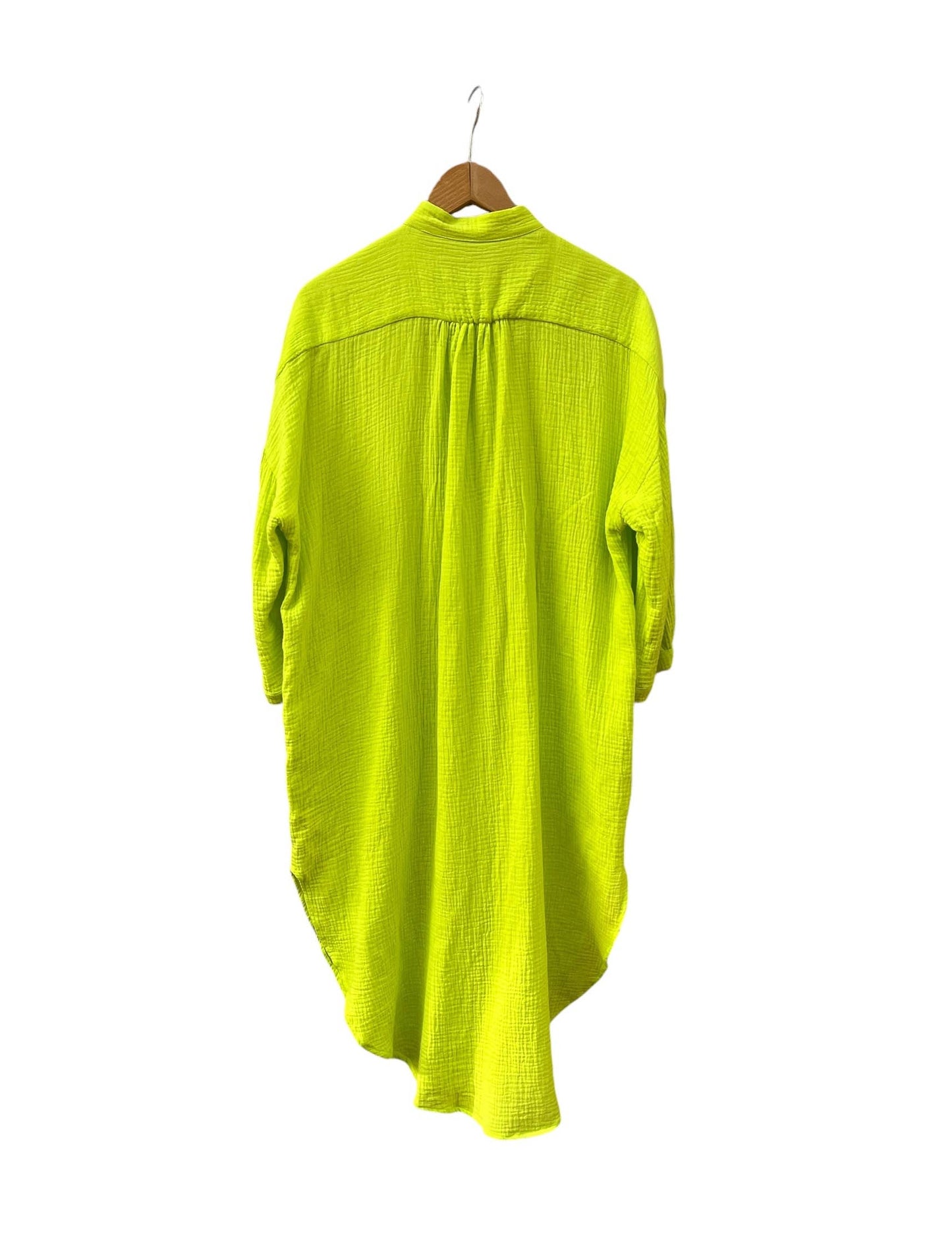 CECILIA SÖRENSEN - 702 COTONER Relaxed shirt dress in organic cotton muslin: Beige
