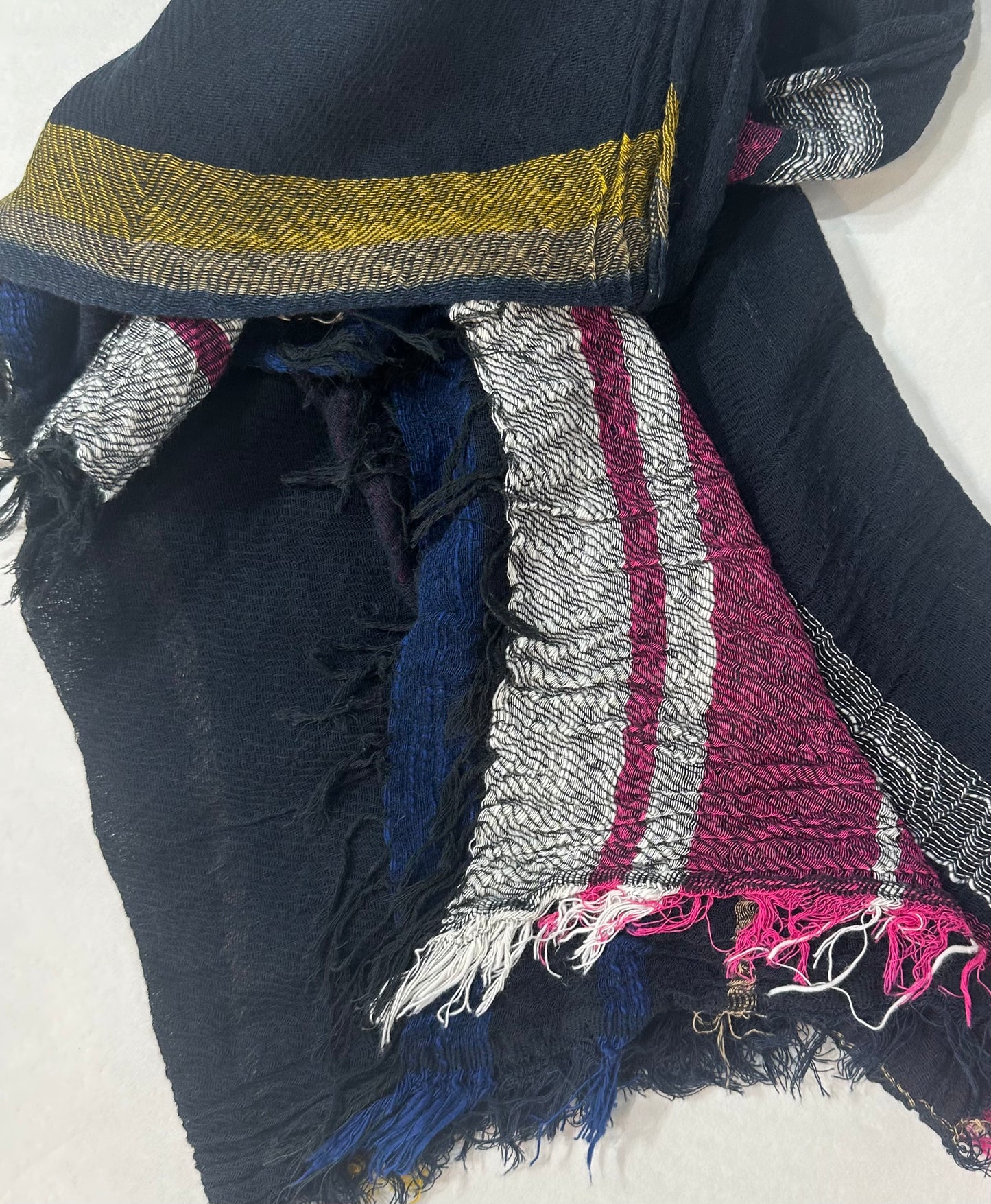 Roots Middle Gauze Cotton Scarves 21'' x 70'' from Japan