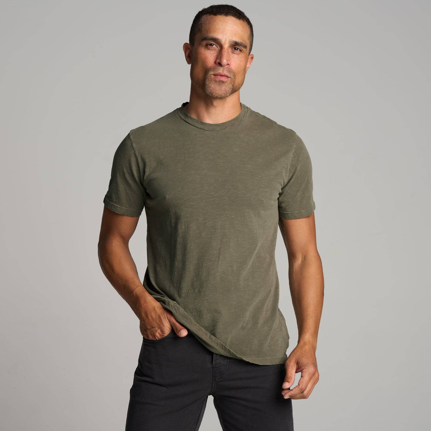Rowan - Asher Standard Slub Tee: Black / M / MKTP0011