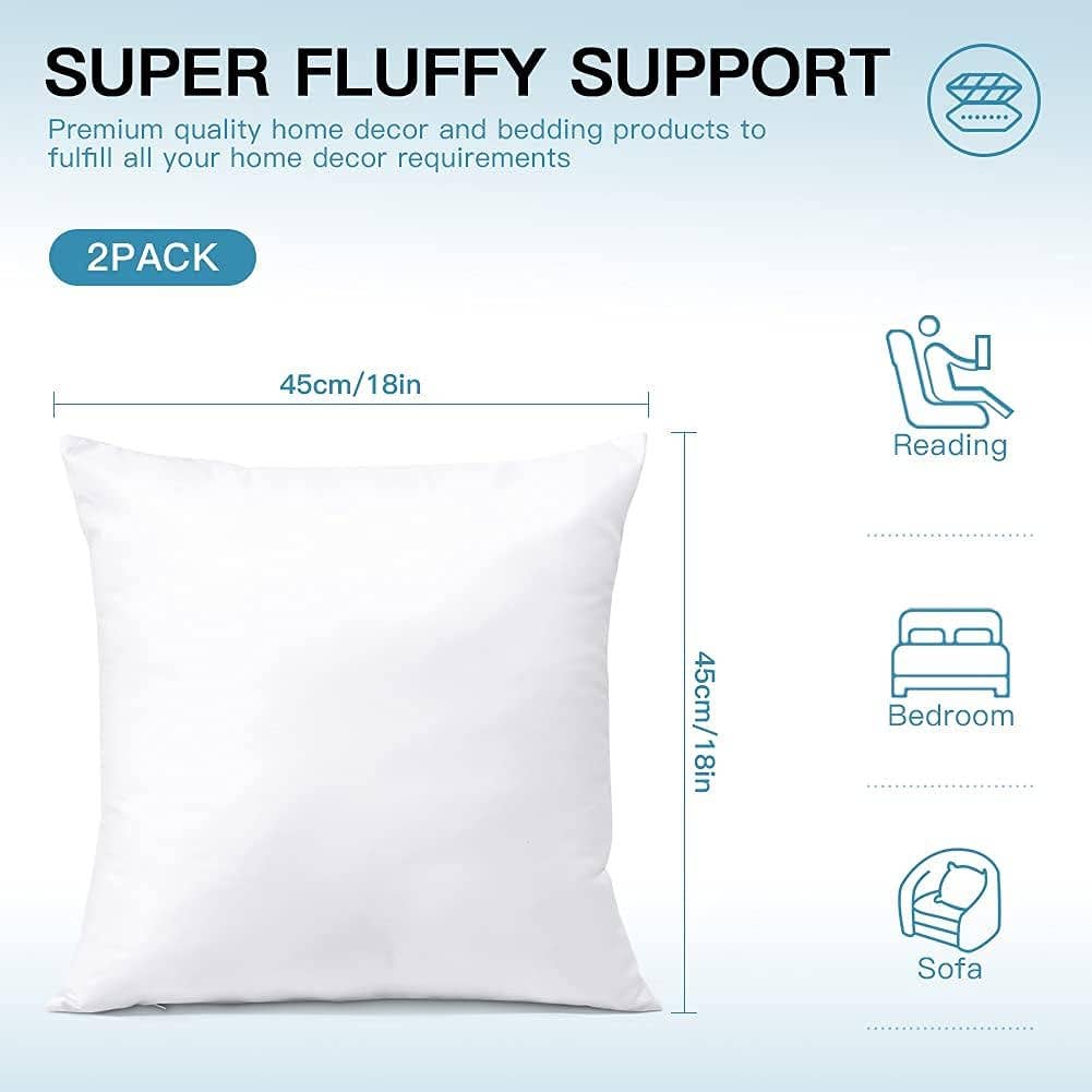Eyda Homes - Premium Form Pillow Inserts : 12X20 Inches