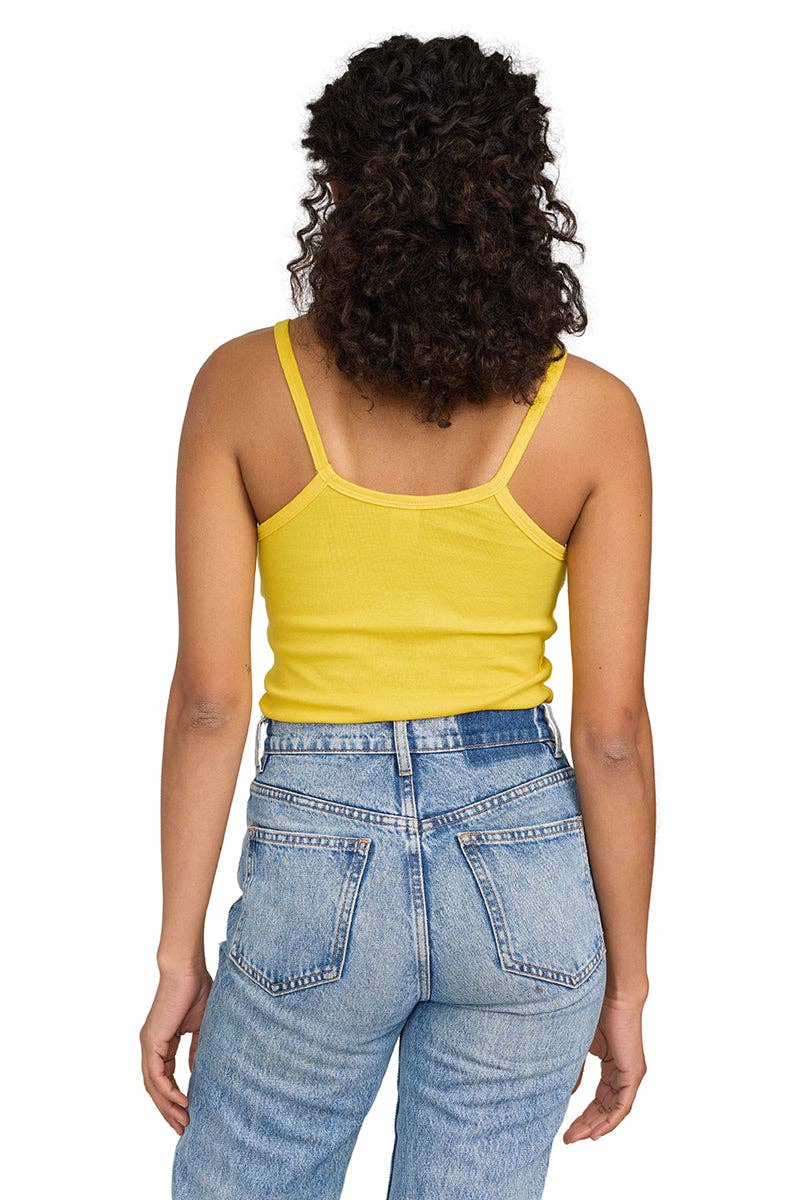 US Blanks - Baby Rib Tank - 100% Organic: Midnight / L