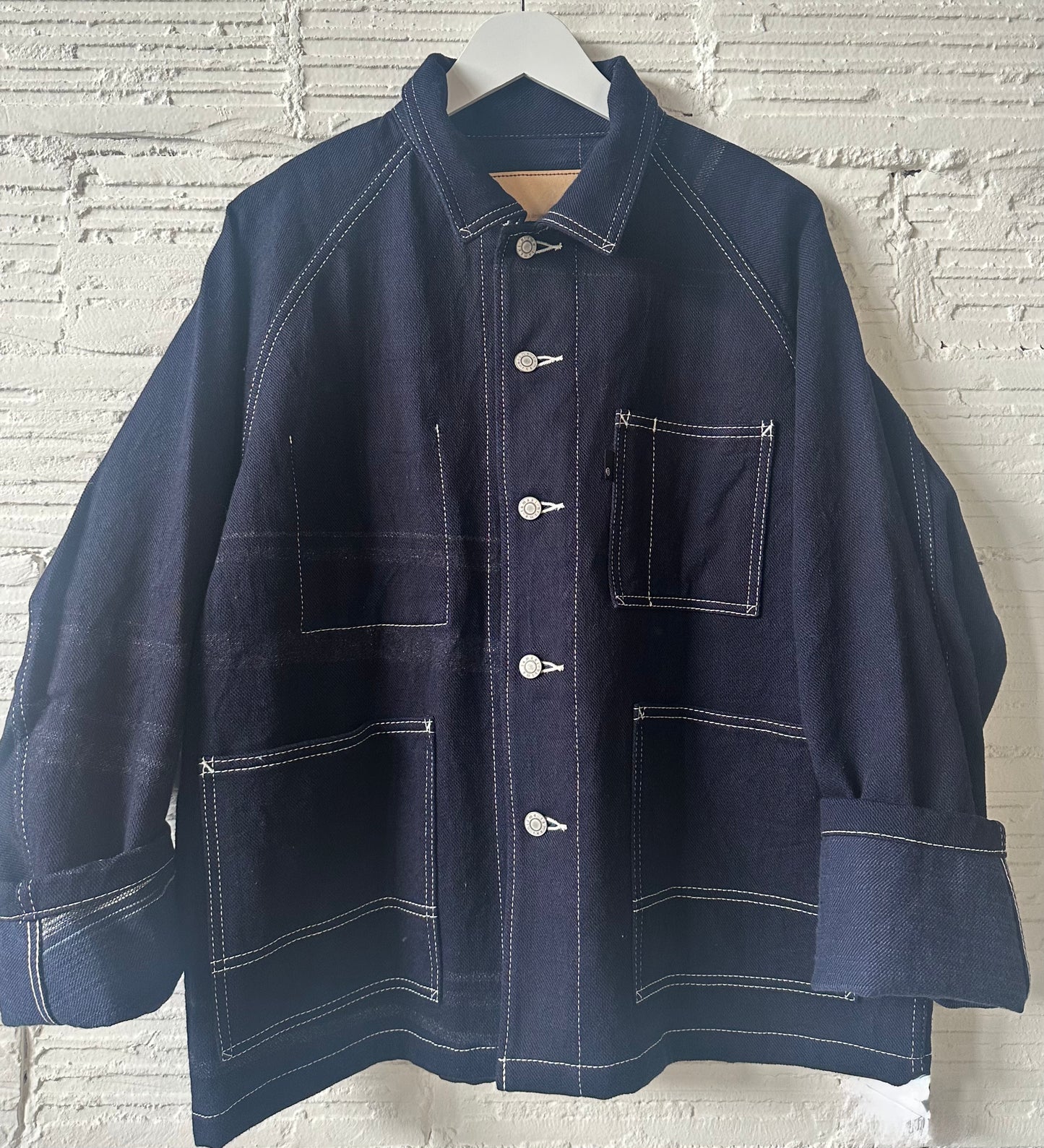 Tamaki-Niime Bespoke Denim Coverall Jacket from Japan
