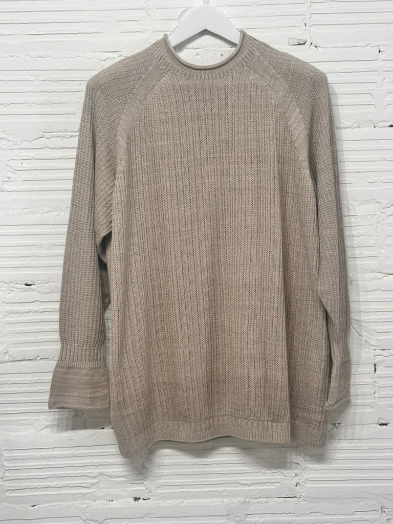 Tamaki-Niime Po Knit Good Organic Cotton Pullover Gender Free Wear from Japan