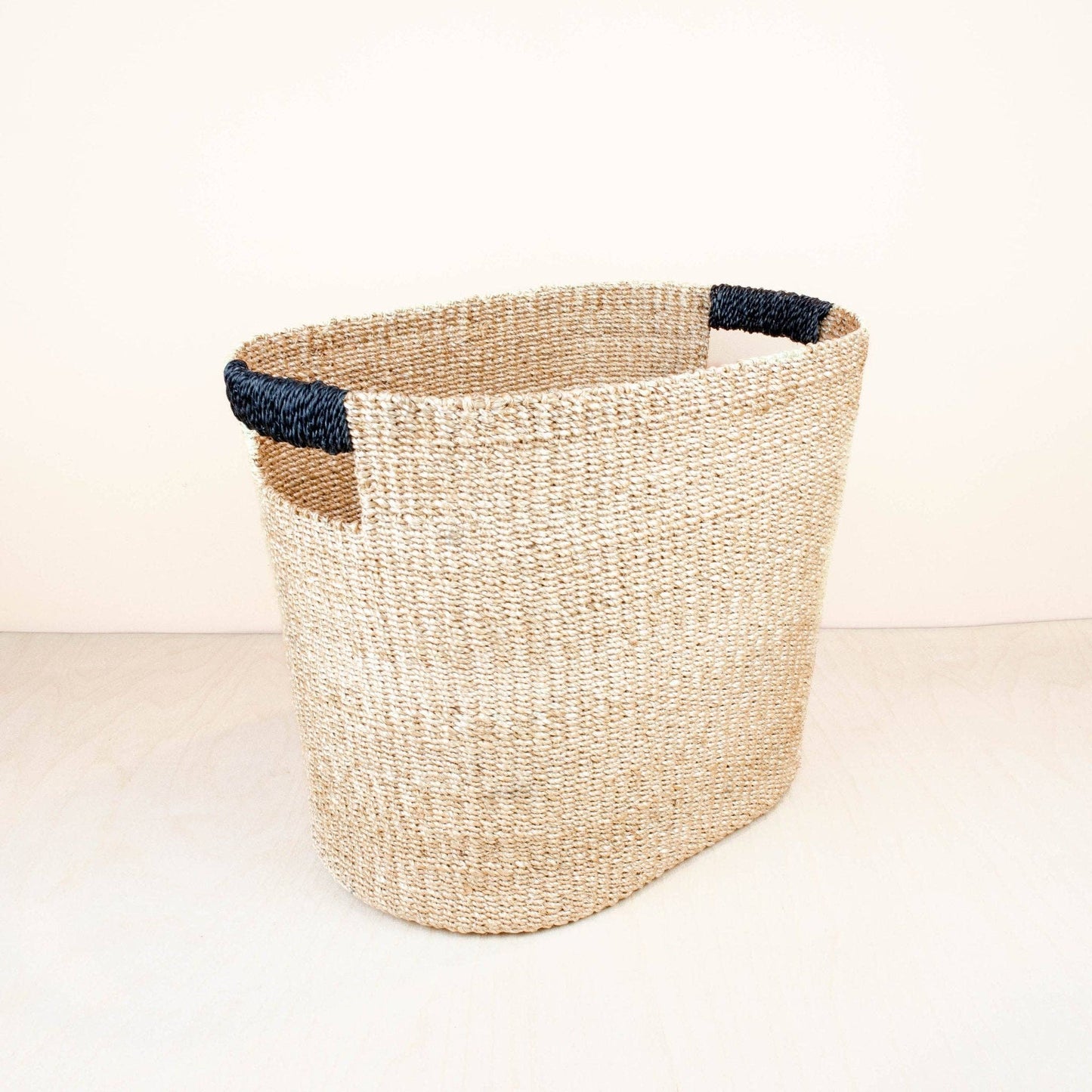 Oval Hemp Storage Baskets Medium and Large