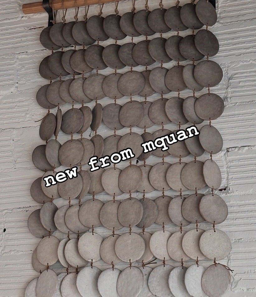 Mquan Ombre Stoneware 12 strand Wall Curtain