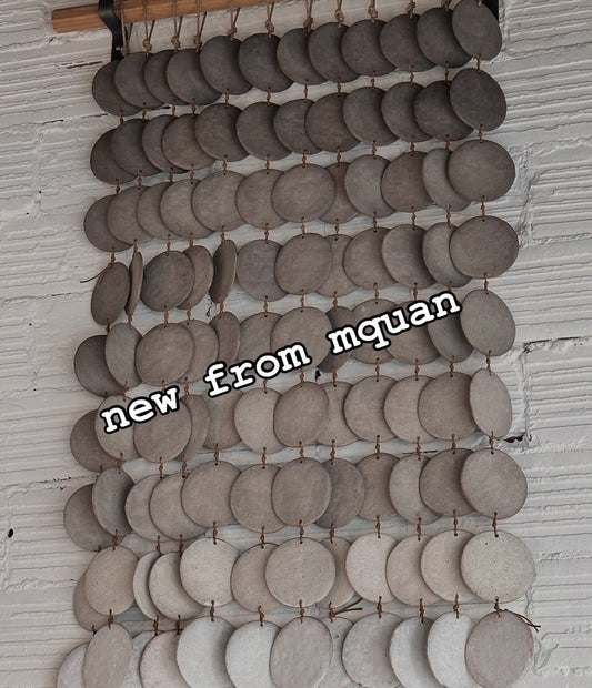 Mquan Ombre Stoneware 12 strand Wall Curtain