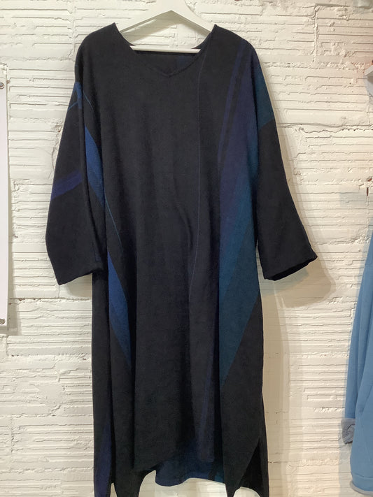 Tamaki-Niime Fuwa-T ALL - 3/4 length sleeve Wool-Cotton blend Kaftan from Japan