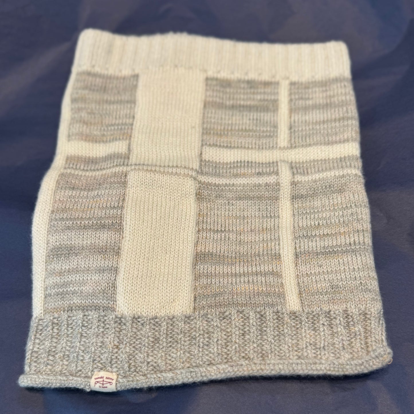 Tamaki Niime Knit Ba-neck warmer-funnel hat from Hyogo, Japan