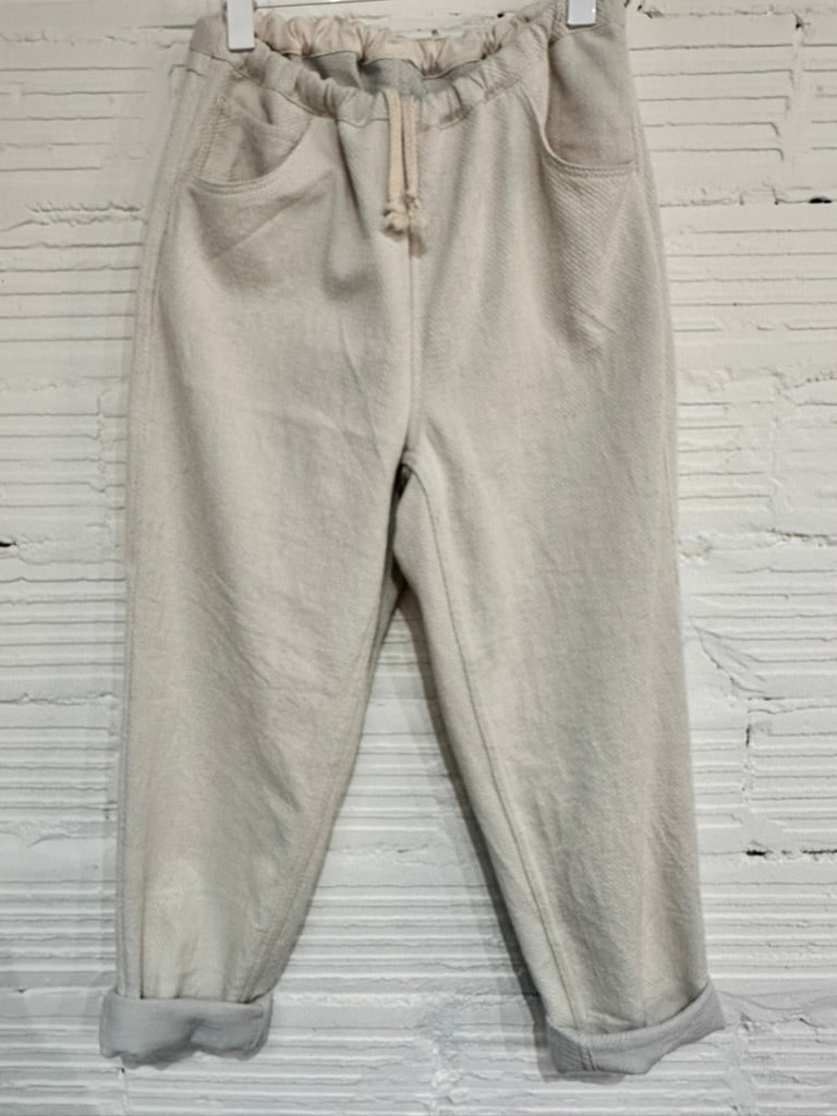 Tamaki-Niime Happy Pant-Organic Cotton Denim -Gender Fluid Wear from Japan