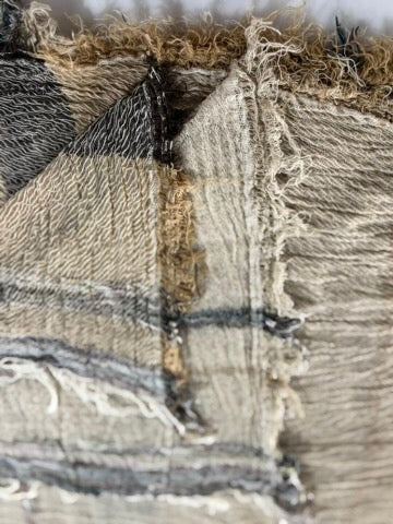 Roots Cotton Square Shawl from Tamaki Niime Japan  43'' square