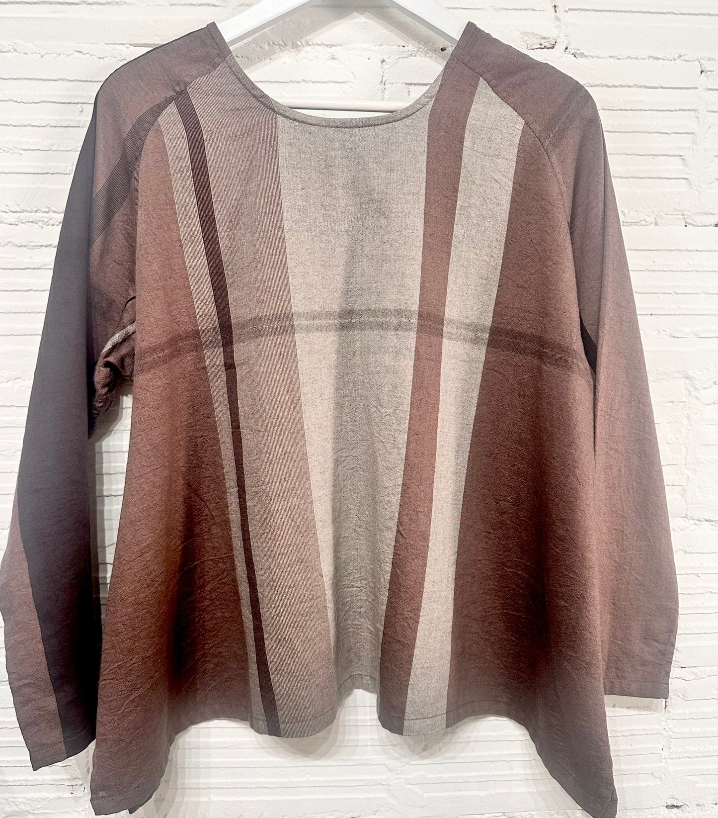 Tamaki-Niime T-Ragi Cotton Scoop Top