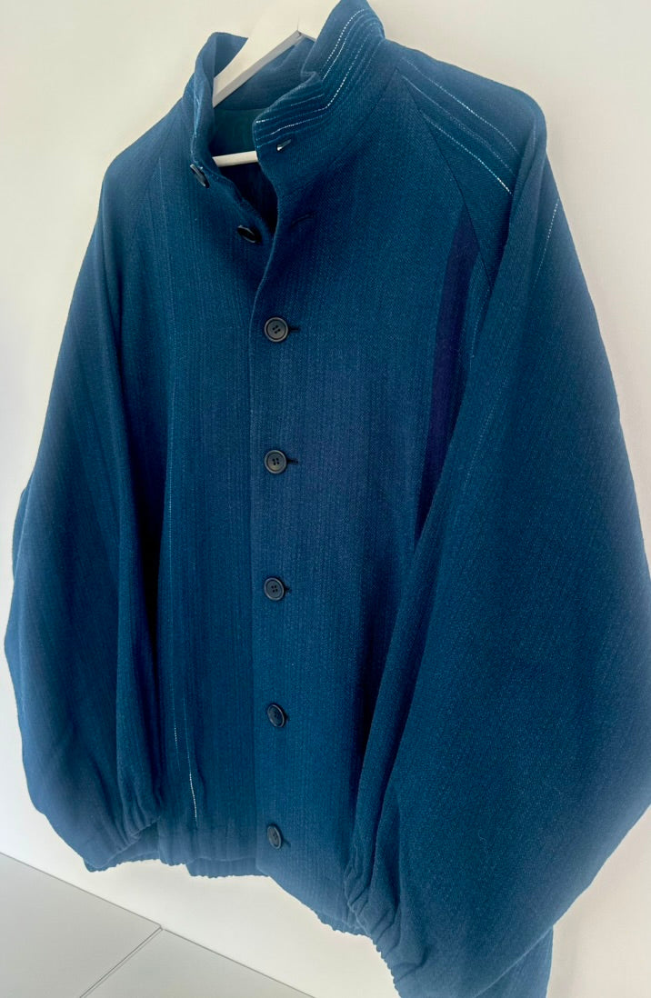 Blouson Merino and Cotton Layering Jacket
