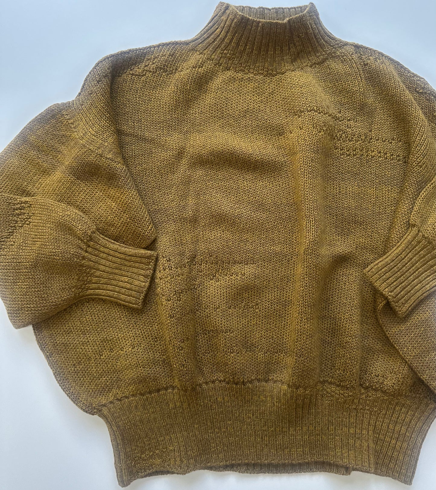 Mock Merino Cotton Tsuki Sweater