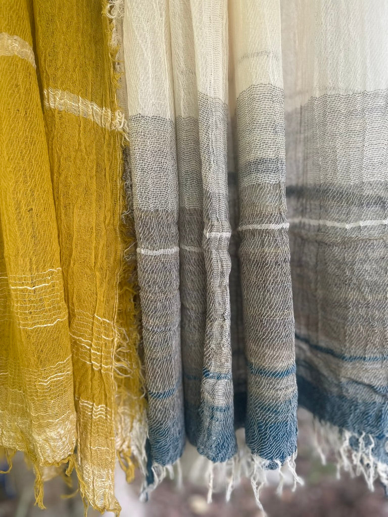 Roots Billowy shawls by Tamaki 90'' x 66''