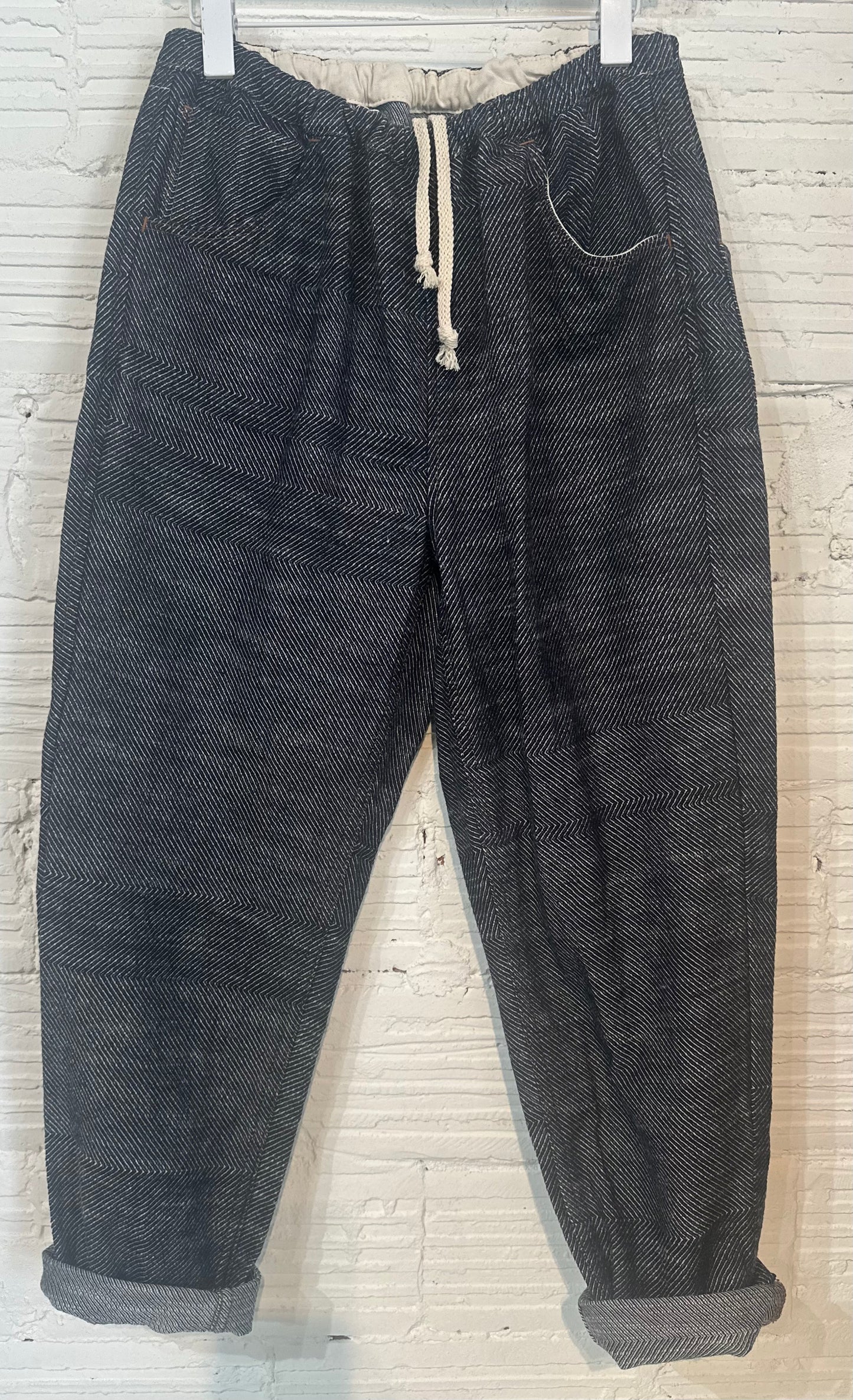 Tamaki-Niime Happy Pant-Organic Cotton Denim -Gender Fluid Wear from Japan