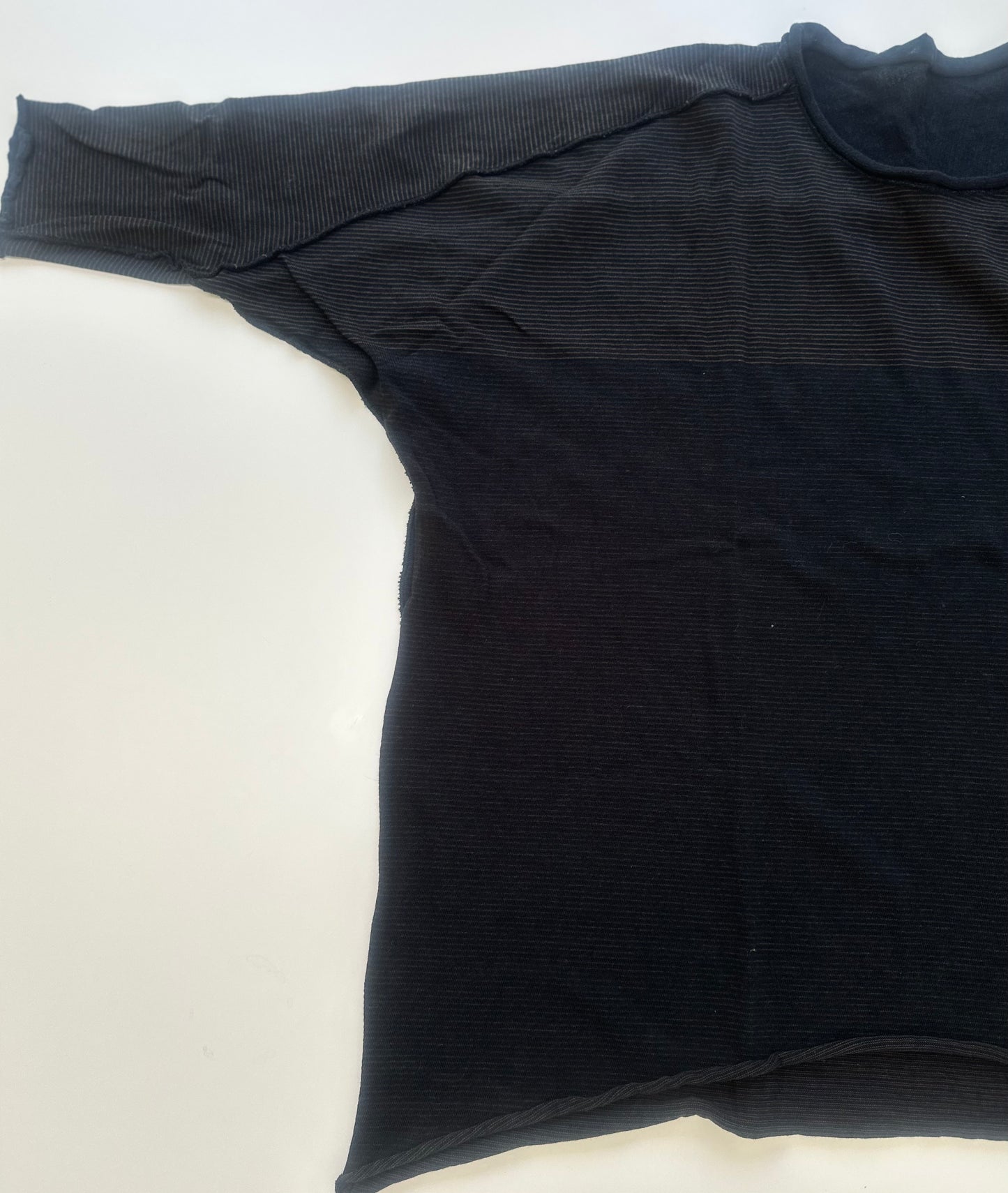 Nuime Futo Mid Sleeve Fine Organic Cotton Woven Top Gender Free by Tamaki-Niime