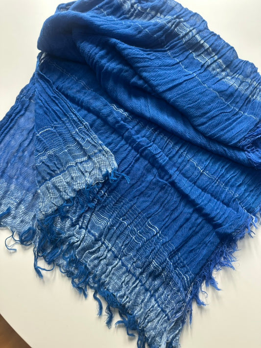 21'' x 70'' middle cotton gauze roots scarf from Japan