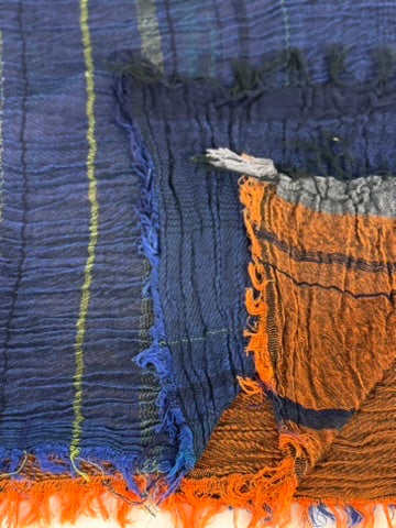 Roots Middle Gauze Cotton Scarves 21'' x 70'' from Japan