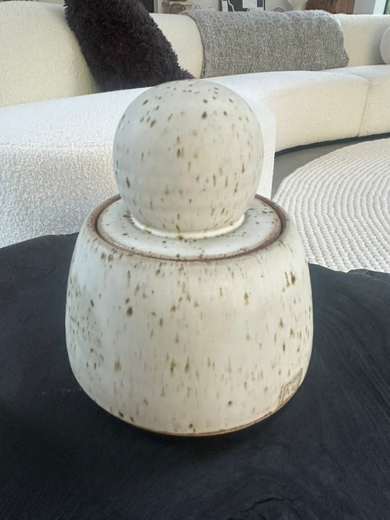 MH STUDIO - Alabaster White Stash Jars: XL