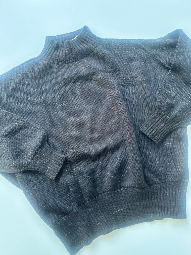 Mock Merino Cotton Tsuki Sweater