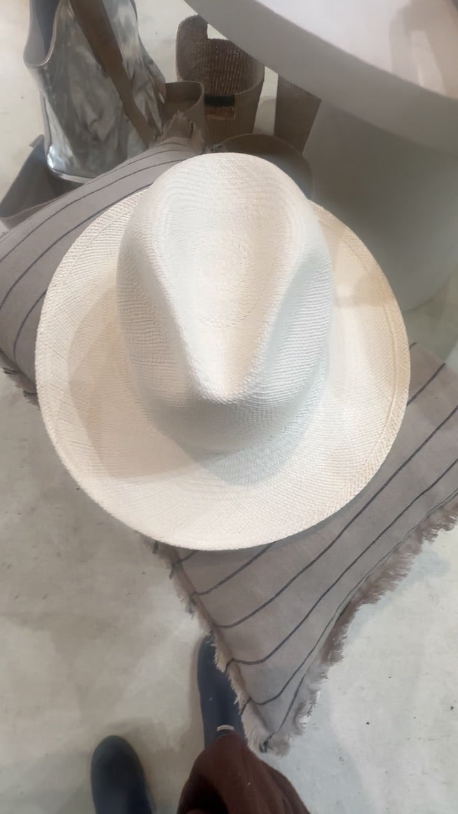 Boncia Panama Straw Hat made by Reinhard Plank in Ecru