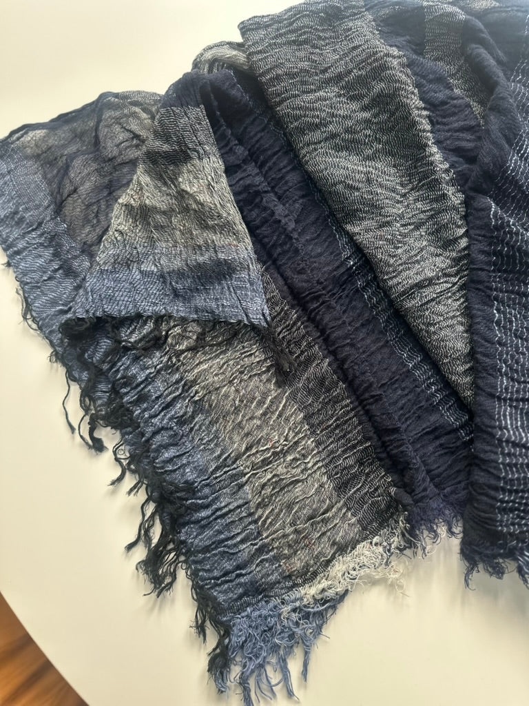 21'' x 70'' middle cotton gauze roots scarf from Japan