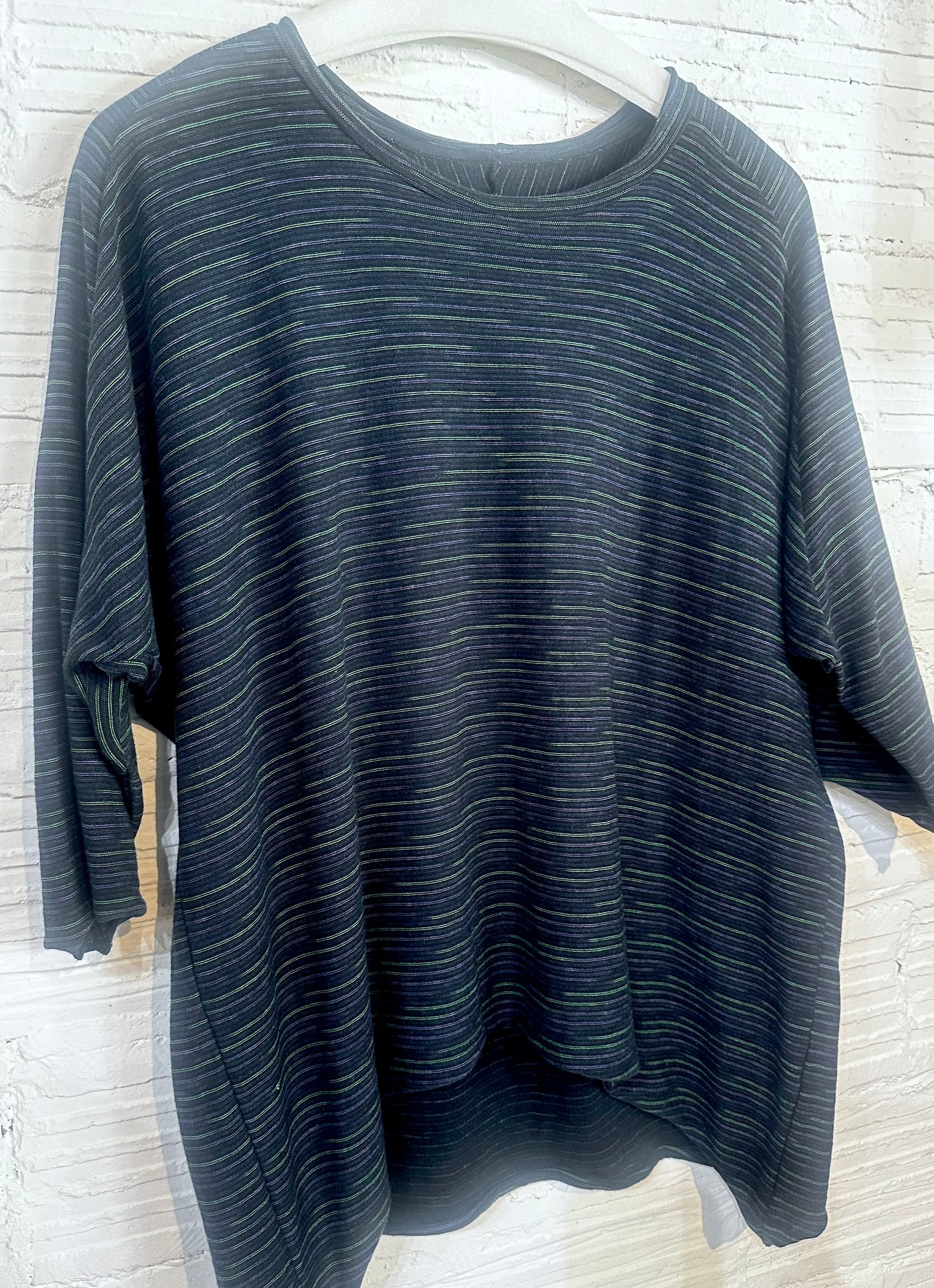 Nuime Futo Mid Sleeve Fine Organic Cotton Woven Top Gender Free by Tamaki-Niime